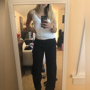 Pacsun baggy low waisted parachute material pants